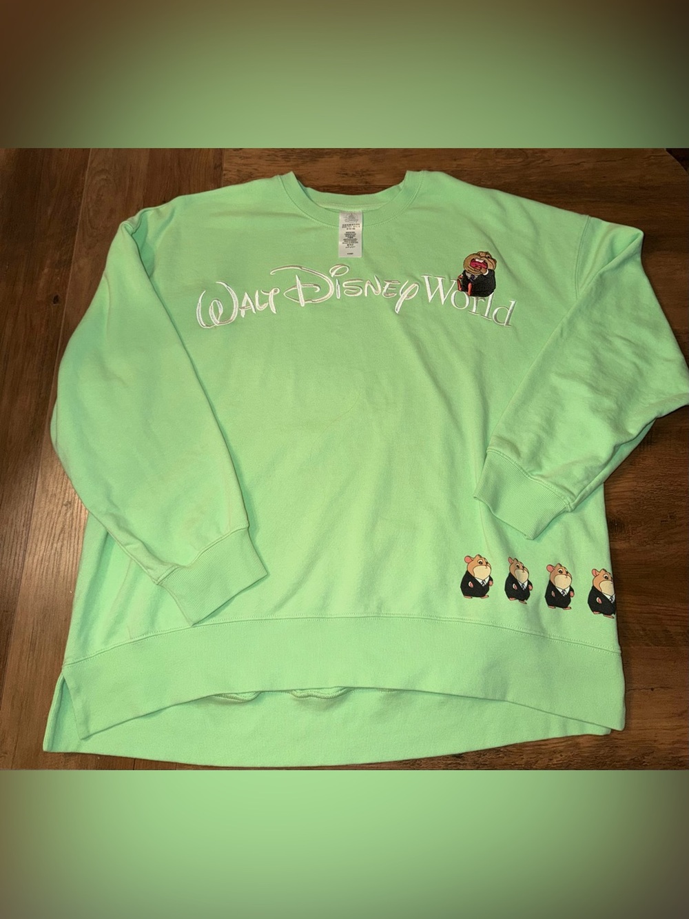 Walt Disney World Light Green Crewneck Sweatshirt